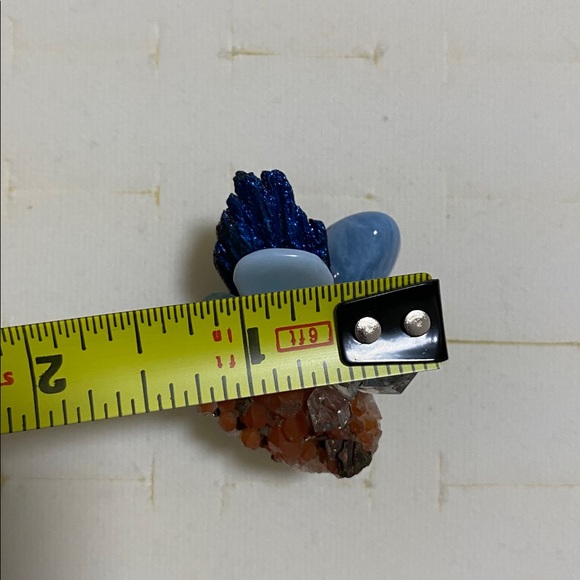 Multicolor Crystal Cluster statement ring - Picture 10 of 10